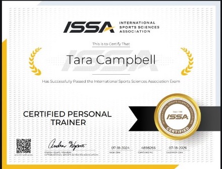ISSA Certified Personal Trainer Official Certificate Standards
